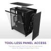 NZXT H7 Flow 2024 - Mid-Tower ATX Airflow Case - Includes Pre-Installed 3 x 120mm Fans - Supports Bottom Fans for Dedicated GPU Cooling - Cable Management - Black