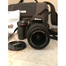 كاميرا نيكون D3300 الكاميرا الرقمية 24 ميجابيكسل جوده عاليه بطارية ليثيوم ايون