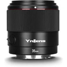 YONGNUO YN35mm F2S DF DSM عدسة رئيسية ذات زاوية واسعة للتركيز التلقائي لسوني، F2 فتحة كبيرة إطار كامل APS-C لكاميرا Sony E Mount باللون الأسود