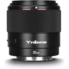 YONGNUO YN35mm F2S DF DSM عدسة رئيسية ذات زاوية واسعة للتركيز التلقائي لسوني، F2 فتحة كبيرة إطار كامل APS-C لكاميرا Sony E Mount باللون الأسود