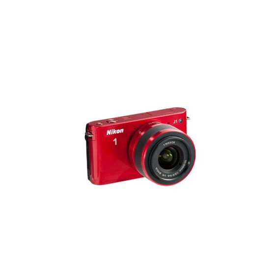 Nikon 1 J1 Two-Lens Wide Angle Kit Red, 4 image Nikon 1 J1 Two-Lens Wide Angle Kit Red, 4 image
