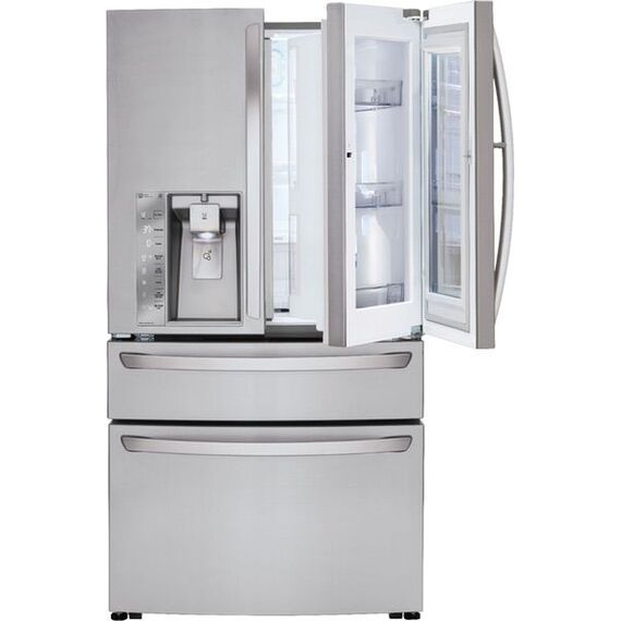 LG - 29.7 Cu. Ft. 4-Door French InstaView Door-in-Door Smart Wi-Fi Enabled Refrigerator - Stainless steel, 3 image LG - 29.7 Cu. Ft. 4-Door French InstaView Door-in-Door Smart Wi-Fi Enabled Refrigerator - Stainless steel, 3 image