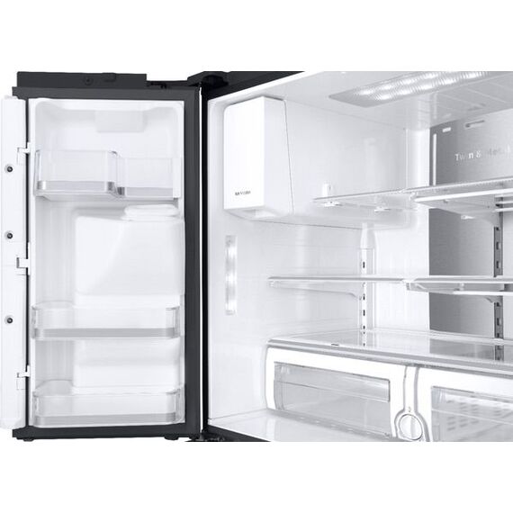 Samsung - Family Hub 22.2 Cu. Ft-4Door French Door Counter-Depth Refrigerator - Fingerprint Resistant Black Stainless Steel, 2 image Samsung - Family Hub 22.2 Cu. Ft-4Door French Door Counter-Depth Refrigerator - Fingerprint Resistant Black Stainless Steel, 2 image