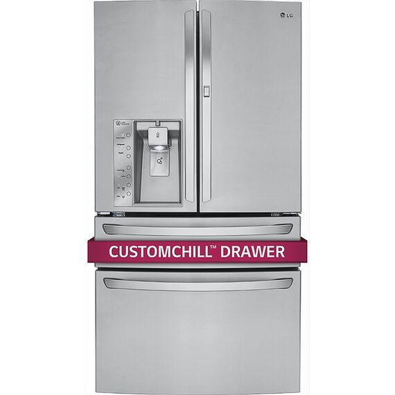 LG - Door-in-Door 29.9 Cu. Ft. 4-Door French Door Refrigerator with Thru-the-Door Ice and Water - Stainless steel, 2 image LG - Door-in-Door 29.9 Cu. Ft. 4-Door French Door Refrigerator with Thru-the-Door Ice and Water - Stainless steel, 2 image