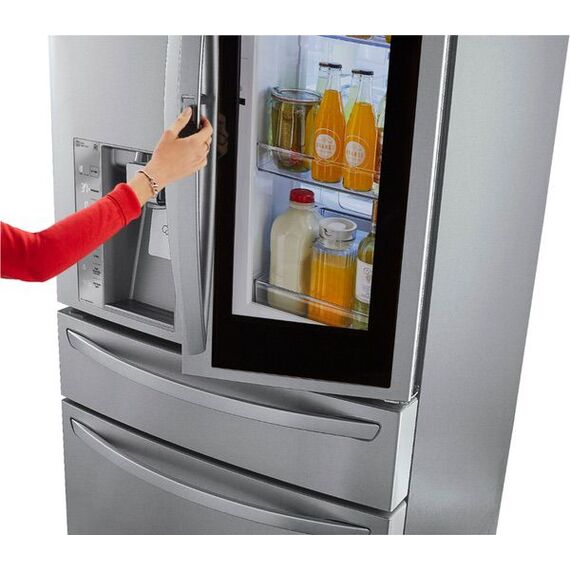 LG - 29.7 Cu. Ft. 4-Door French InstaView Door-in-Door Smart Wi-Fi Enabled Refrigerator - Stainless steel, 6 image LG - 29.7 Cu. Ft. 4-Door French InstaView Door-in-Door Smart Wi-Fi Enabled Refrigerator - Stainless steel, 6 image