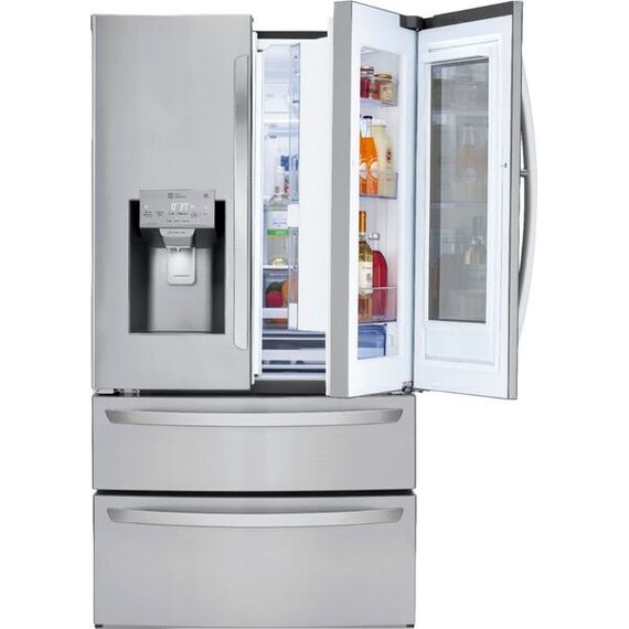 LG - InstaView Door-in-Door 27.8 Cu. Ft. 4-Door French Door Refrigerator - PrintProof Stainless Steel, 5 image LG - InstaView Door-in-Door 27.8 Cu. Ft. 4-Door French Door Refrigerator - PrintProof Stainless Steel, 5 image