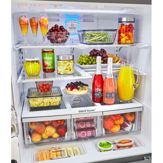 LG - 29.7 Cu. Ft. 4-Door French InstaView Door-in-Door Smart Wi-Fi Enabled Refrigerator - Stainless steel, 9 image LG - 29.7 Cu. Ft. 4-Door French InstaView Door-in-Door Smart Wi-Fi Enabled Refrigerator - Stainless steel, 9 image