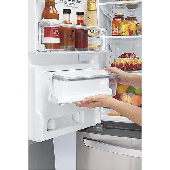 LG - Door-in-Door 29.9 Cu. Ft. 4-Door French Door Refrigerator with Thru-the-Door Ice and Water - Stainless steel, 8 image LG - Door-in-Door 29.9 Cu. Ft. 4-Door French Door Refrigerator with Thru-the-Door Ice and Water - Stainless steel, 8 image