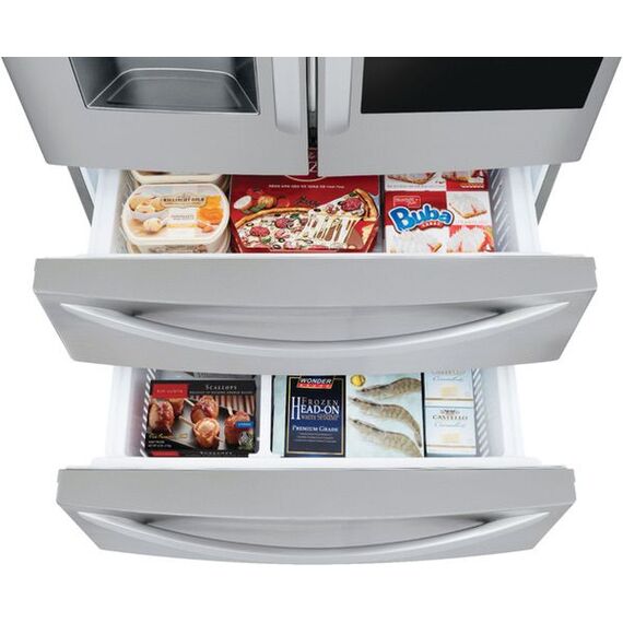 LG - InstaView Door-in-Door 27.8 Cu. Ft. 4-Door French Door Refrigerator - PrintProof Stainless Steel, 8 image LG - InstaView Door-in-Door 27.8 Cu. Ft. 4-Door French Door Refrigerator - PrintProof Stainless Steel, 8 image