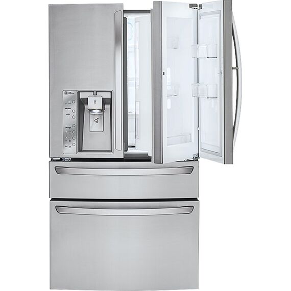 LG - Door-in-Door 29.9 Cu. Ft. 4-Door French Door Refrigerator with Thru-the-Door Ice and Water - Stainless steel, 11 image LG - Door-in-Door 29.9 Cu. Ft. 4-Door French Door Refrigerator with Thru-the-Door Ice and Water - Stainless steel, 11 image