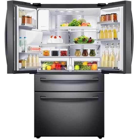 Samsung - Family Hub 22.2 Cu. Ft-4Door French Door Counter-Depth Refrigerator - Fingerprint Resistant Black Stainless Steel, 18 image Samsung - Family Hub 22.2 Cu. Ft-4Door French Door Counter-Depth Refrigerator - Fingerprint Resistant Black Stainless Steel, 18 image
