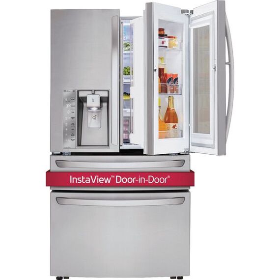 LG - 29.7 Cu. Ft. 4-Door French InstaView Door-in-Door Smart Wi-Fi Enabled Refrigerator - Stainless steel, 29 image LG - 29.7 Cu. Ft. 4-Door French InstaView Door-in-Door Smart Wi-Fi Enabled Refrigerator - Stainless steel, 29 image
