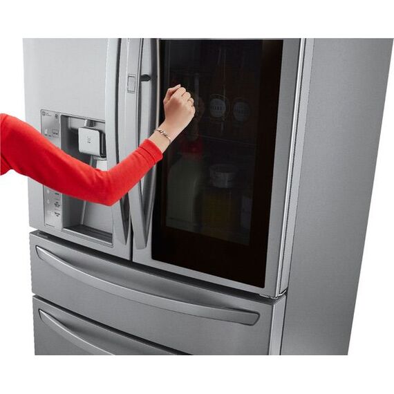 LG - 29.7 Cu. Ft. 4-Door French InstaView Door-in-Door Smart Wi-Fi Enabled Refrigerator - Stainless steel, 30 image LG - 29.7 Cu. Ft. 4-Door French InstaView Door-in-Door Smart Wi-Fi Enabled Refrigerator - Stainless steel, 30 image