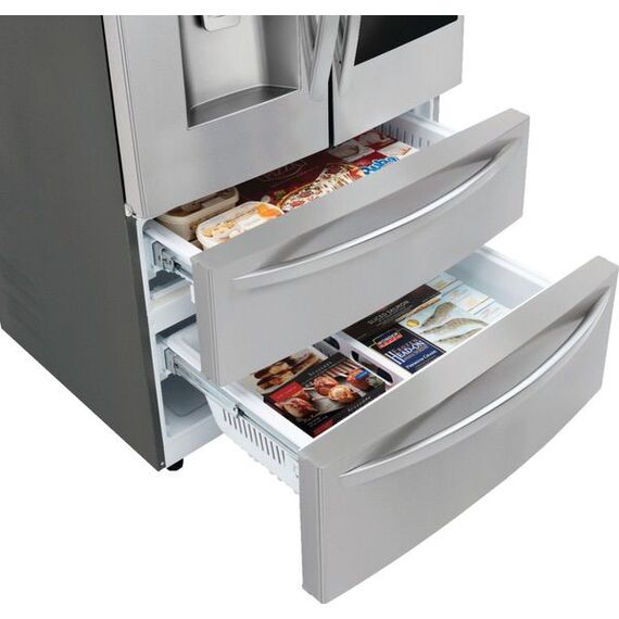 LG - InstaView Door-in-Door 27.8 Cu. Ft. 4-Door French Door Refrigerator - PrintProof Stainless Steel, 33 image LG - InstaView Door-in-Door 27.8 Cu. Ft. 4-Door French Door Refrigerator - PrintProof Stainless Steel, 33 image