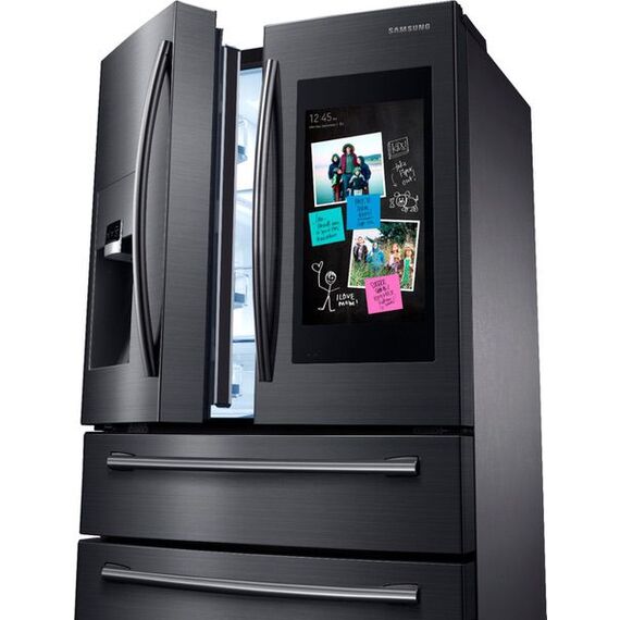 Samsung - Family Hub 22.2 Cu. Ft-4Door French Door Counter-Depth Refrigerator - Fingerprint Resistant Black Stainless Steel, 20 image Samsung - Family Hub 22.2 Cu. Ft-4Door French Door Counter-Depth Refrigerator - Fingerprint Resistant Black Stainless Steel, 20 image