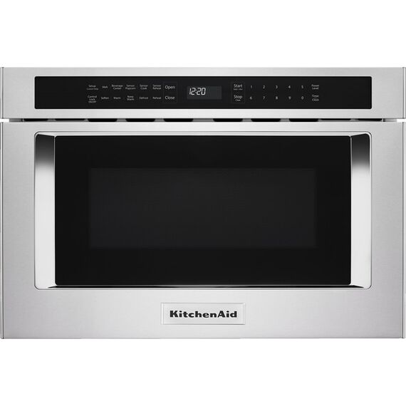 KitchenAid - 24" 1.2 Cu. Ft. Built-In Microwave Drawer - Stainless steel, 7 image KitchenAid - 24" 1.2 Cu. Ft. Built-In Microwave Drawer - Stainless steel, 7 image