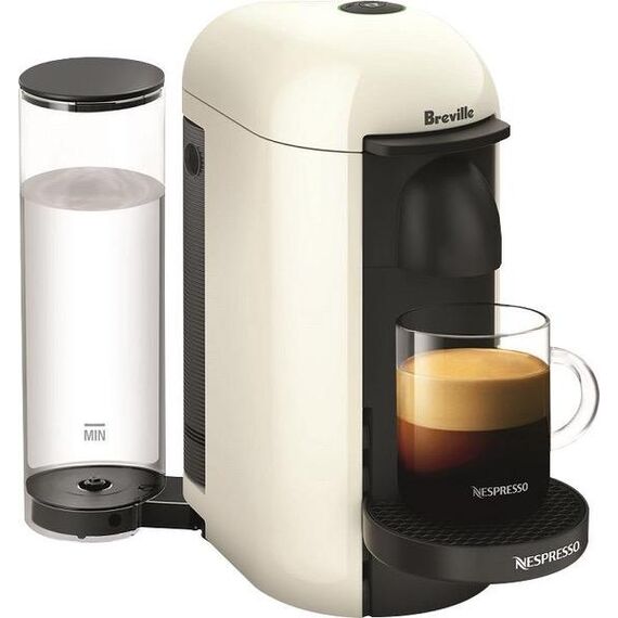 Nespresso - VertuoPlus coffee Maker and Espresso Machine by Breville - White Nespresso - VertuoPlus coffee Maker and Espresso Machine by Breville - White
