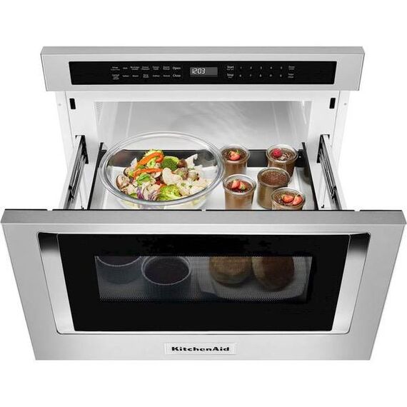 KitchenAid - 24" 1.2 Cu. Ft. Built-In Microwave Drawer - Stainless steel, 14 image KitchenAid - 24" 1.2 Cu. Ft. Built-In Microwave Drawer - Stainless steel, 14 image