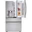 LG - 29.7 Cu. Ft. 4-Door French InstaView Door-in-Door Smart Wi-Fi Enabled Refrigerator - Stainless steel, 2 image LG - 29.7 Cu. Ft. 4-Door French InstaView Door-in-Door Smart Wi-Fi Enabled Refrigerator - Stainless steel, 2 image