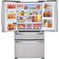 LG - 29.7 Cu. Ft. 4-Door French InstaView Door-in-Door Smart Wi-Fi Enabled Refrigerator - Stainless steel, 4 image LG - 29.7 Cu. Ft. 4-Door French InstaView Door-in-Door Smart Wi-Fi Enabled Refrigerator - Stainless steel, 4 image