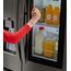 LG - 23.5 Cu. Ft. French InstaView Door-in-Door Counter-Depth Smart Wi-Fi Enabled Refrigerator - PrintProof Black Stainless Steel, 3 image LG - 23.5 Cu. Ft. French InstaView Door-in-Door Counter-Depth Smart Wi-Fi Enabled Refrigerator - PrintProof Black Stainless Steel, 3 image