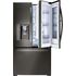 LG - 23.5 Cu. Ft. French InstaView Door-in-Door Counter-Depth Smart Wi-Fi Enabled Refrigerator - PrintProof Black Stainless Steel